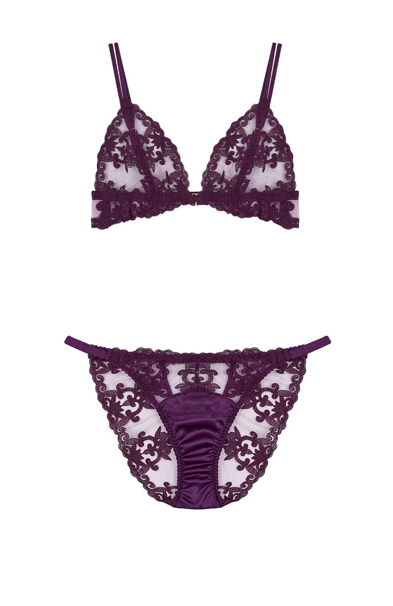 Cecilia Boudoir Bra and Ouvert Brief Set-Lingerie Sets-Fleur Of England-SHEER, SHEER, Luxury lingerie brand, Luxury lingerie Hong Kong, Designer lingerie HK, Designer lingerie online, International luxury lingerie, Luxury lingerie gift ideas, buy lingerie online, Designer lingerie global delivery, Luxury lingerie shipping to Australia, Luxury lingerie shipping to Singapore