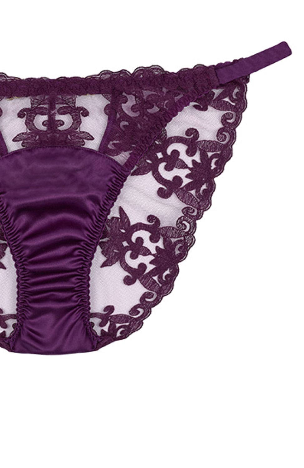 %shop_name_% Fleur Of England_Cecilia Balcony Bra, Harness and Ouvert Brief Set _ Lingerie Sets_