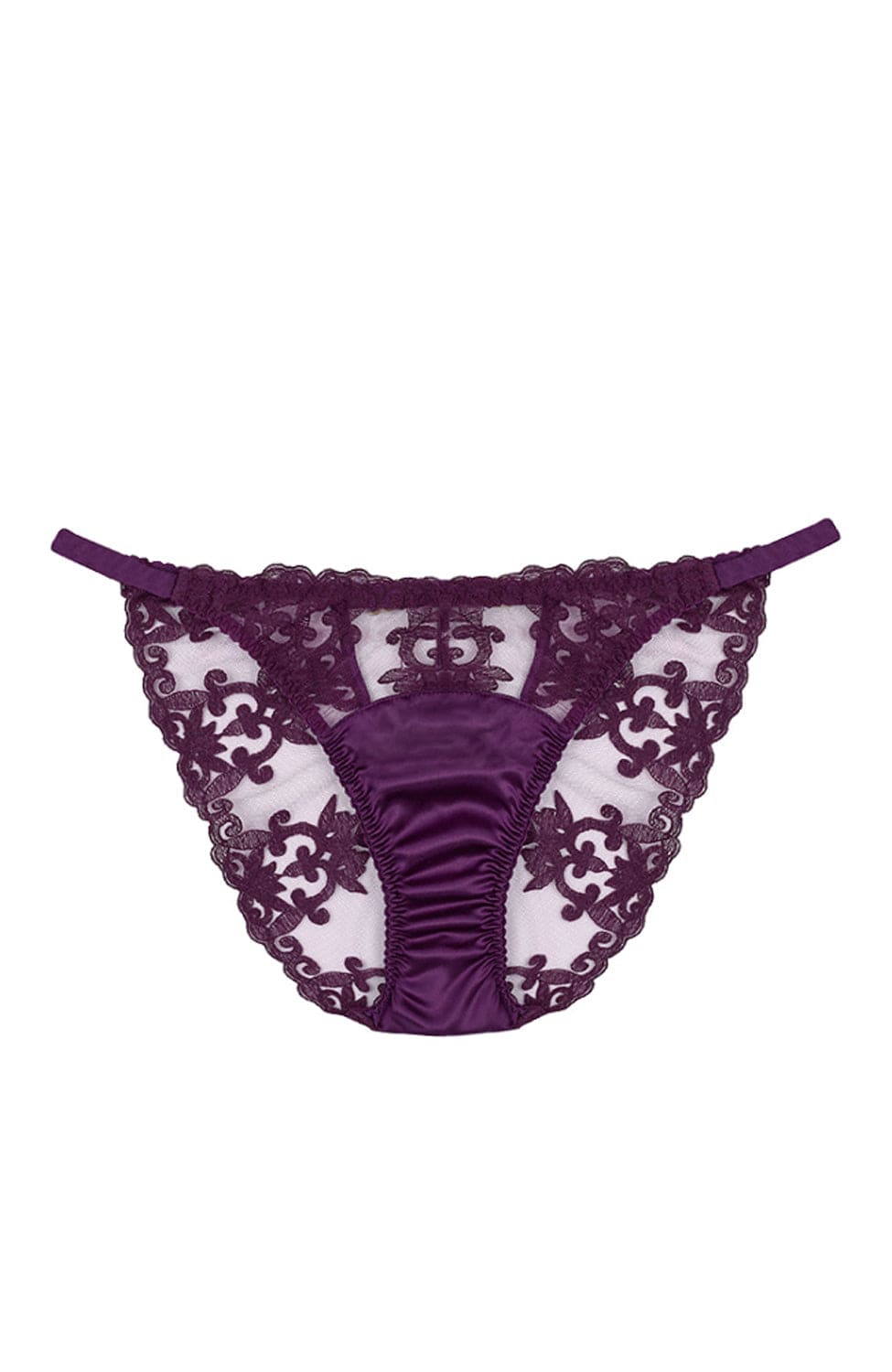 Sheer Lingerie Fleur Of England Underwear Amethyst / XS Cecilia Ouvert Brief