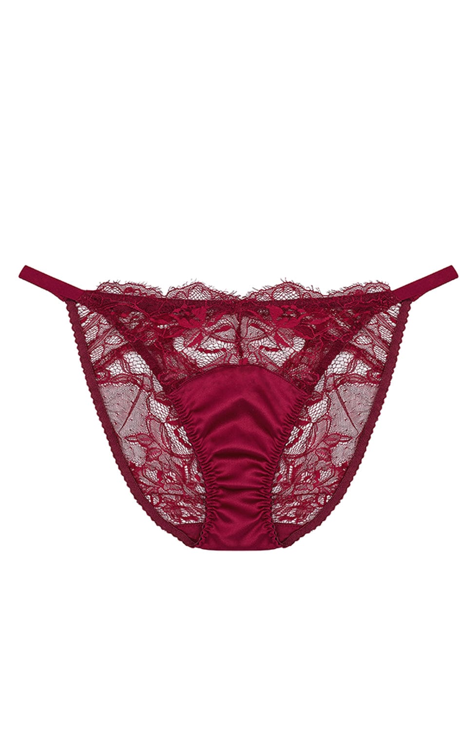 Sheer Lingerie Fleur Of England Underwear Red / 2502 / XS Simone Ouvert Brief