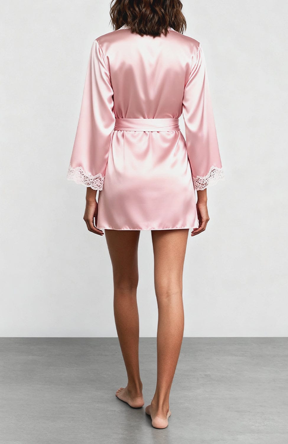 Sheer Lingerie Gilda & Pearl Loungewear In My Boudoir Short Robe