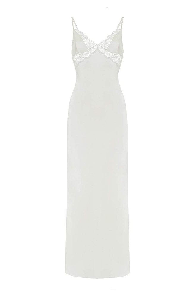 Sheer Lingerie Gilda & Pearl Loungewear Ivory / S Rita Long Slip