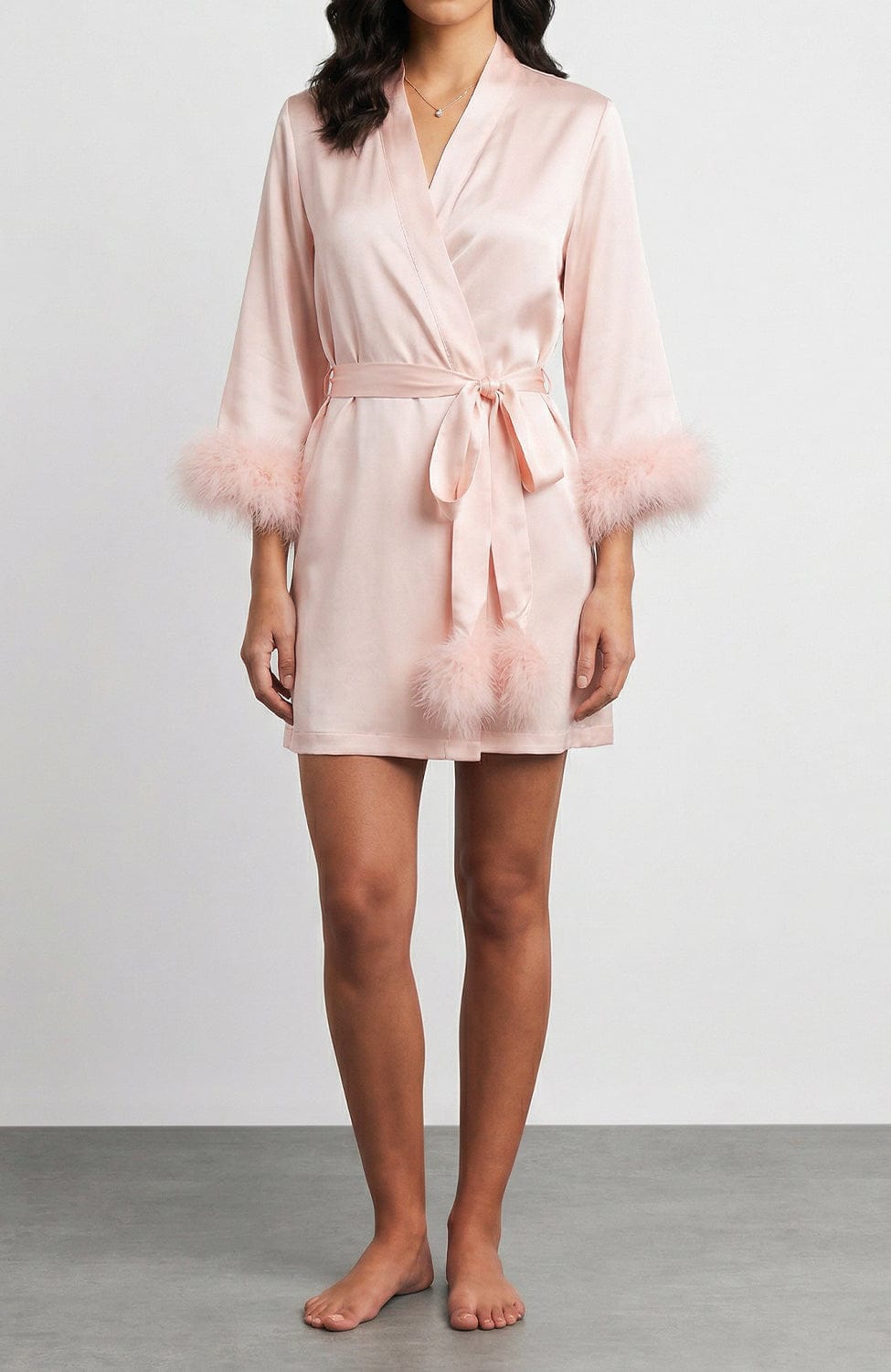 Sheer Lingerie Gilda & Pearl Loungewear Taylor Short Robe