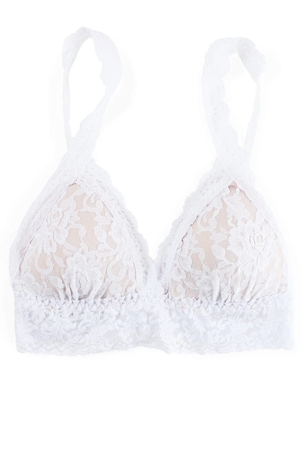 Sheer Lingerie Hanky Panky Bras White / 9001 / XS Signature Lace Padded Crossover Bralette