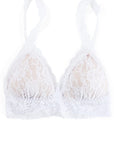 Sheer Lingerie Hanky Panky Bras White / 9001 / XS Signature Lace Padded Crossover Bralette