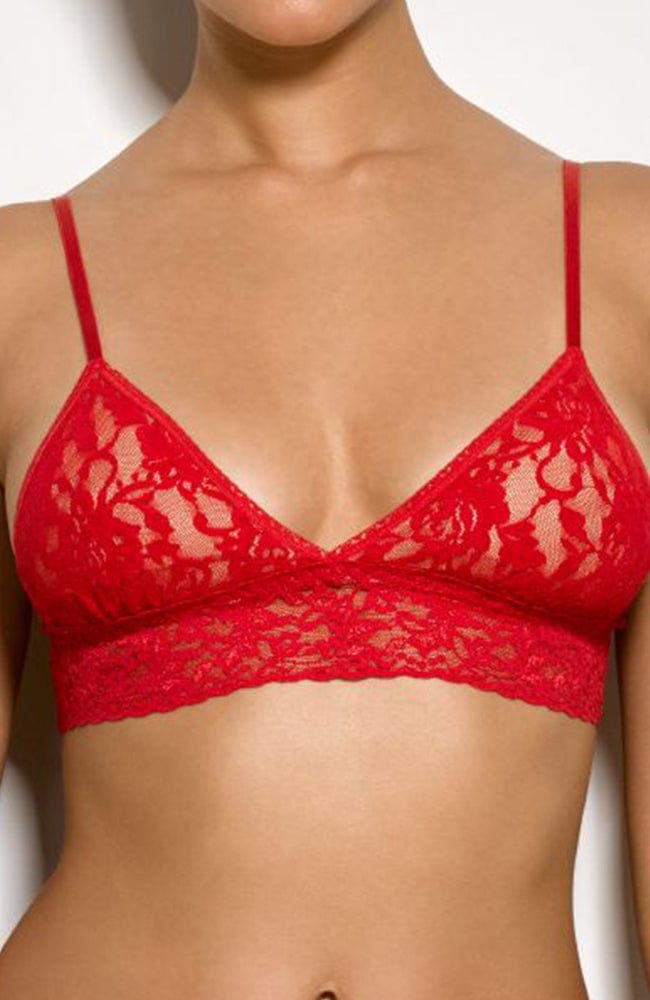 Sheer Lingerie Hanky Panky Bras Signature Lace Padded Triangle Bralette