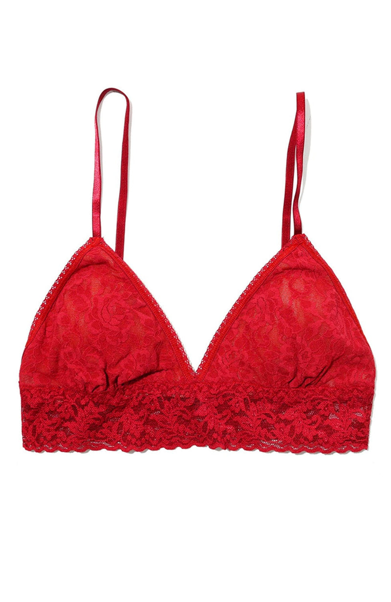 Signature Lace Padded Triangle Bralette-Bras-Hanky Panky-SHEER, SHEER, Luxury lingerie brand, Luxury lingerie Hong Kong, Designer lingerie HK, Designer lingerie online, International luxury lingerie, Luxury lingerie gift ideas, buy lingerie online, Designer lingerie global delivery, Luxury lingerie shipping to Australia, Luxury lingerie shipping to Singapore