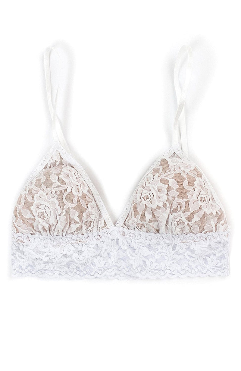 Signature Lace Padded Triangle Bralette-Bras-Hanky Panky-SHEER, SHEER, Luxury lingerie brand, Luxury lingerie Hong Kong, Designer lingerie HK, Designer lingerie online, International luxury lingerie, Luxury lingerie gift ideas, buy lingerie online, Designer lingerie global delivery, Luxury lingerie shipping to Australia, Luxury lingerie shipping to Singapore