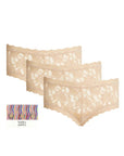 Sheer Lingerie Hanky Panky Underwear Chai / 1001 / XS Signature Lace Boyshort 3 Pack