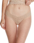 Sheer Lingerie Hanky Panky Underwear Chai / 1001 / O/S Signature Lace Low Rise Thong 3 Pack