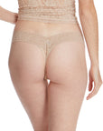 Sheer Lingerie Hanky Panky Underwear Chai / 1001 / O/S Signature Lace Low Rise Thong 3 Pack
