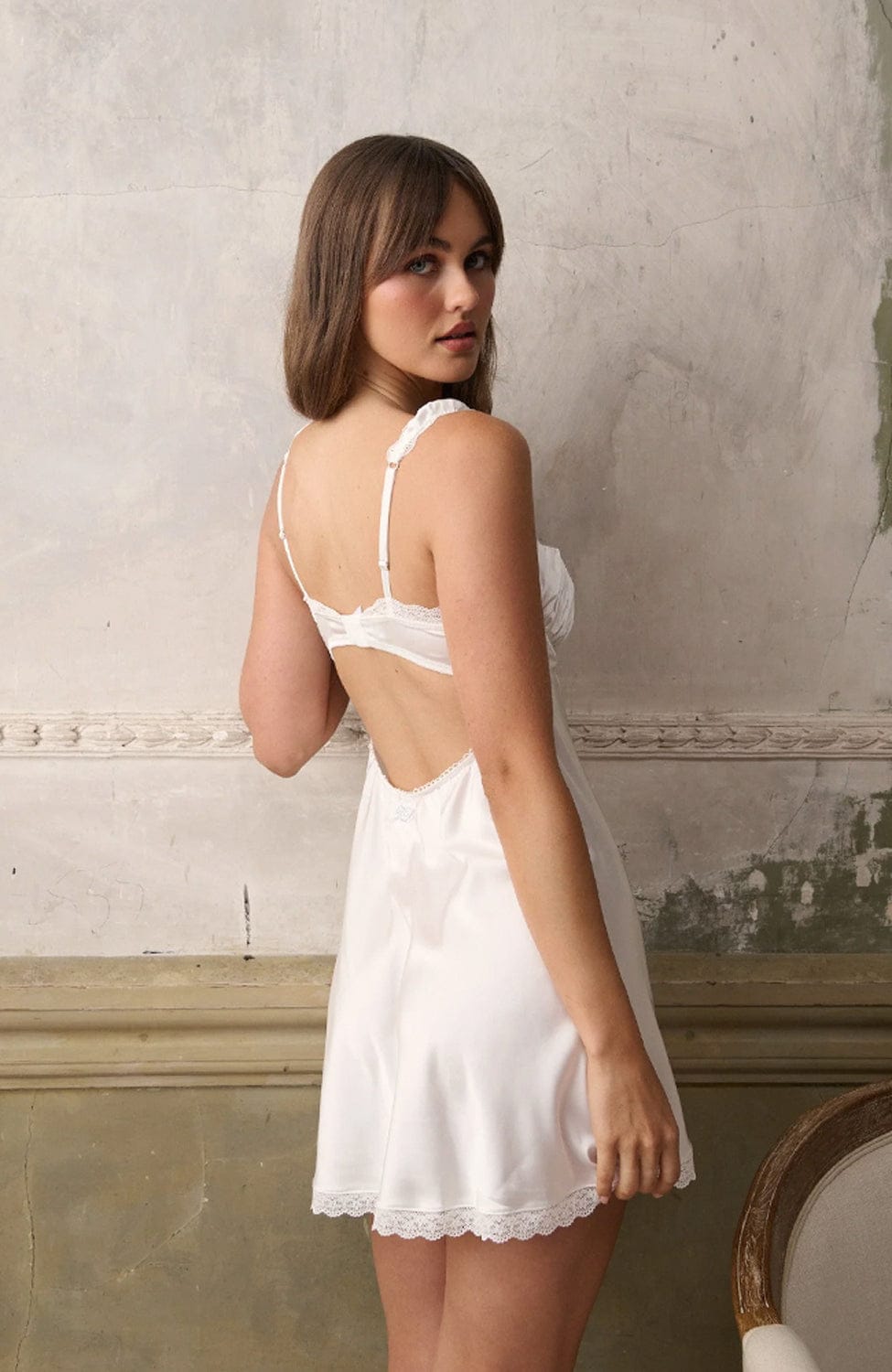 Sheer Lingerie Kat The Label Loungewear Celeste Slip