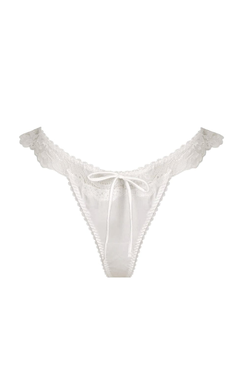 Madeline Thong-Underwear-Kat The Label-SHEER, SHEER, Luxury lingerie brand, Luxury lingerie Hong Kong, Designer lingerie HK, Designer lingerie online, International luxury lingerie, Luxury lingerie gift ideas, buy lingerie online, Designer lingerie global delivery, Luxury lingerie shipping to Australia, Luxury lingerie shipping to Singapore
