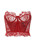 Sheer Lingerie Kiki de Montparnasse Bras Red / 9001 / XS Coquette Bustier