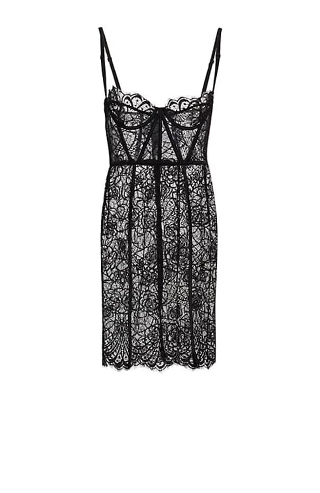 Sheer Lingerie Kiki de Montparnasse Loungewear Black / XS Coquette Dress