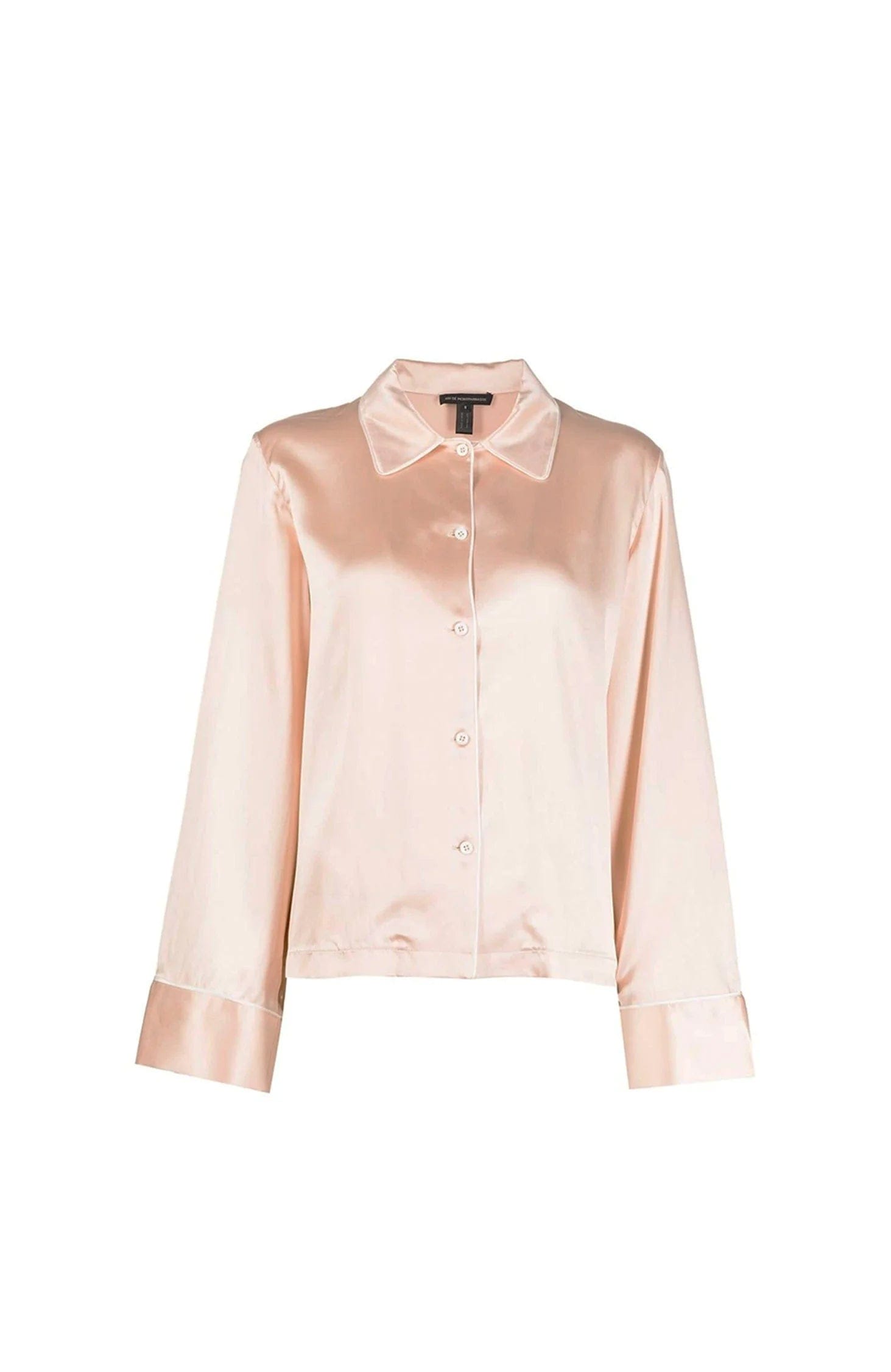 Sheer Lingerie Kiki de Montparnasse Loungewear Blush Ivory / 9001 / XS Kiki Silk Lounge Top