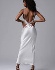 Sheer Lingerie Kiki de Montparnasse Loungewear Lace Inset Long Slip Dress