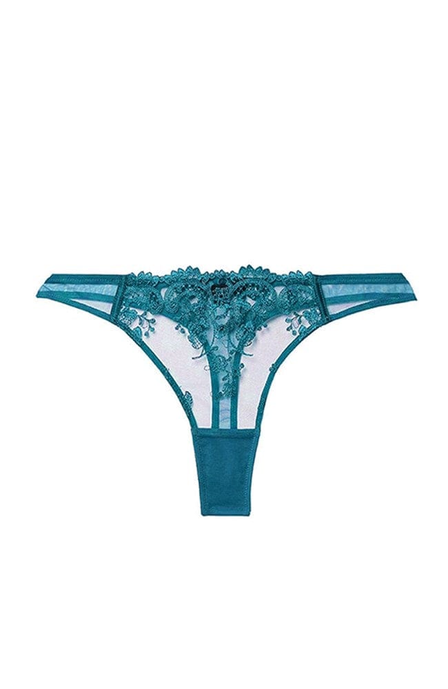 Sheer Lingerie Kiki de Montparnasse Underwear La Mer / 2501 / S Juliette Thong