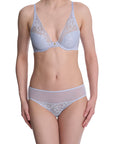 Sheer Lingerie Natori Bras Cherry Blossom Convertible Plunge Contour Bra