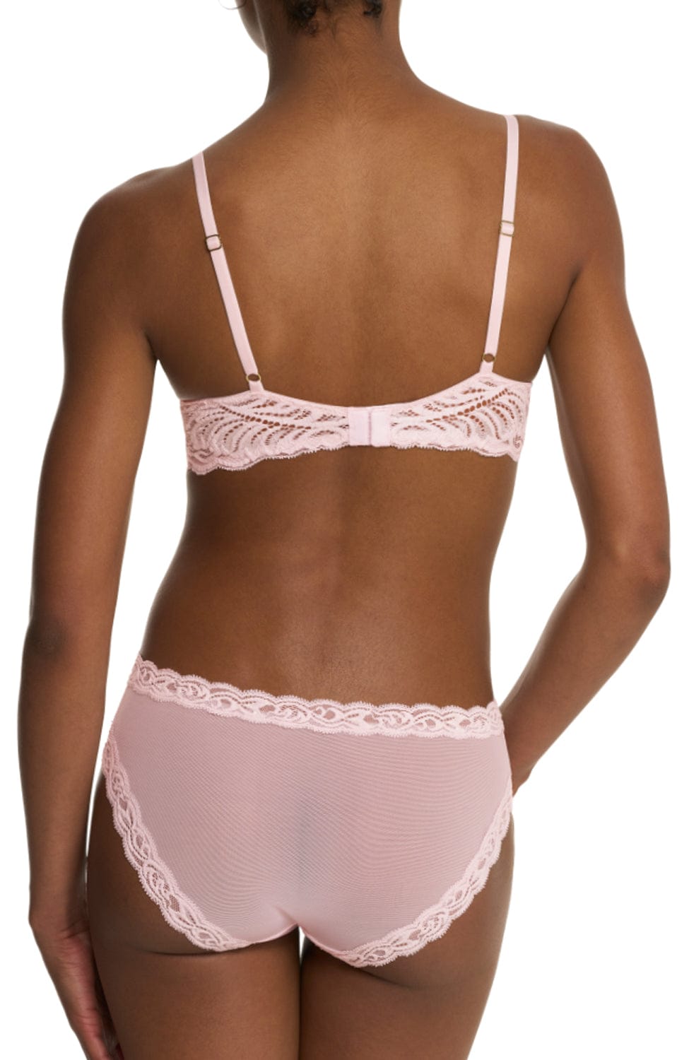 %shop_name_% Natori_Feathers Plunge T-shirt Bra and Brief Set _ Lingerie Sets_