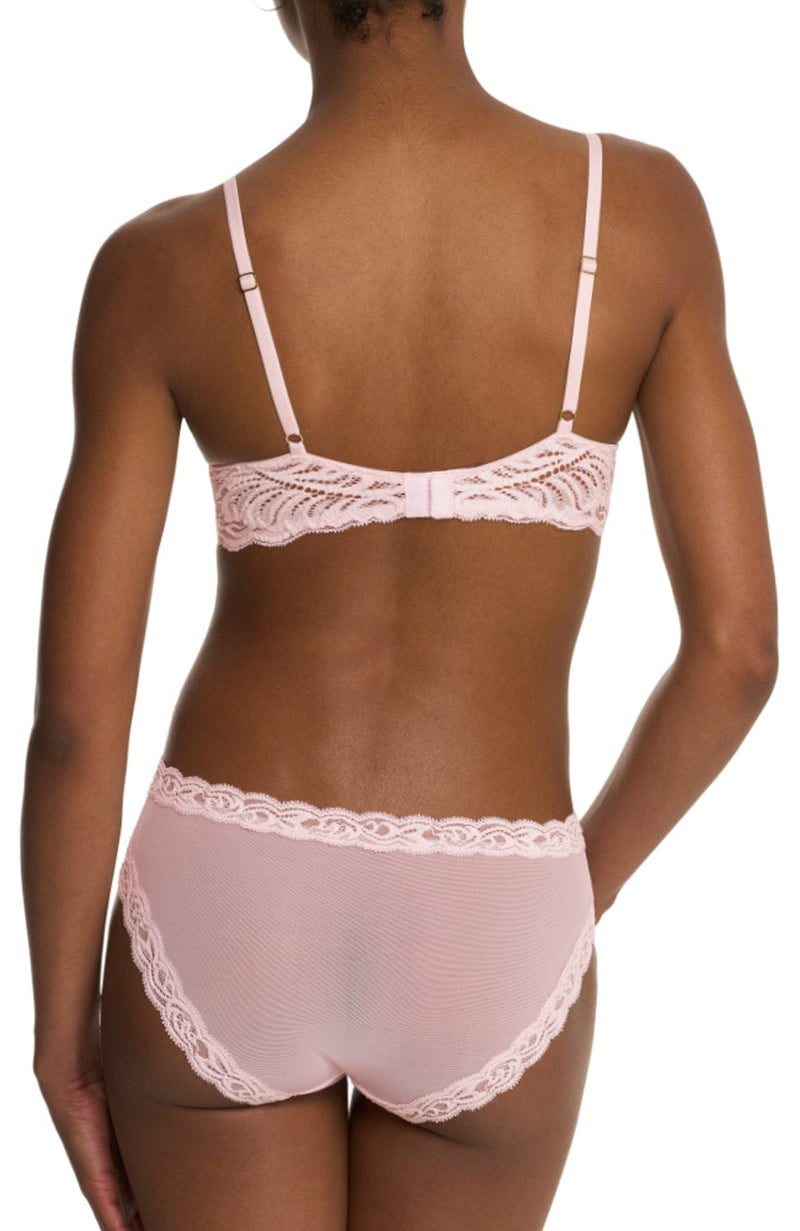 Feathers Plunge T-shirt Bra and Brief Set-Lingerie Sets-Natori-SHEER, SHEER, Luxury lingerie brand, Luxury lingerie Hong Kong, Designer lingerie HK, Designer lingerie online, International luxury lingerie, Luxury lingerie gift ideas, buy lingerie online, Designer lingerie global delivery, Luxury lingerie shipping to Australia, Luxury lingerie shipping to Singapore