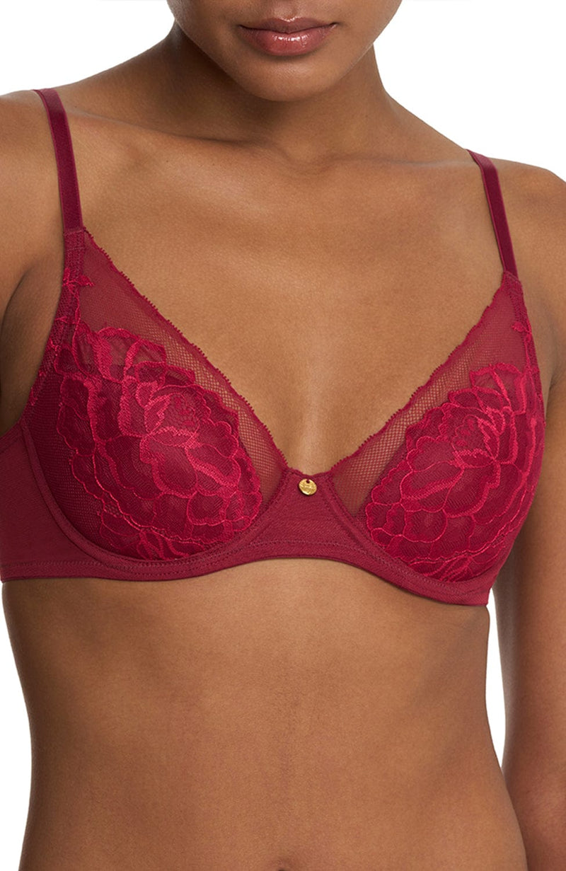 Flora Contour Underwire Bra-Bras-Natori-SHEER, SHEER, Luxury lingerie brand, Luxury lingerie Hong Kong, Designer lingerie HK, Designer lingerie online, International luxury lingerie, Luxury lingerie gift ideas, buy lingerie online, Designer lingerie global delivery, Luxury lingerie shipping to Australia, Luxury lingerie shipping to Singapore