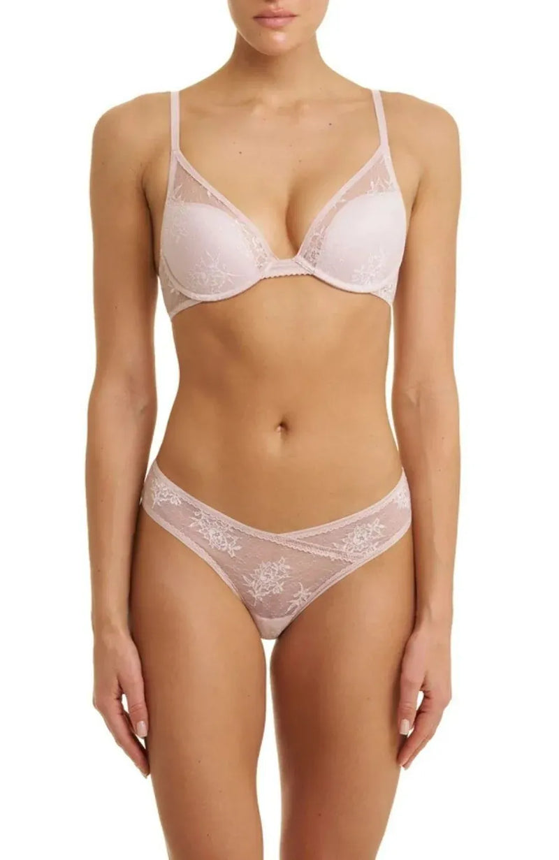 Sheer Lingerie Natori Bras Love Lace Convertible Push Up Bra
