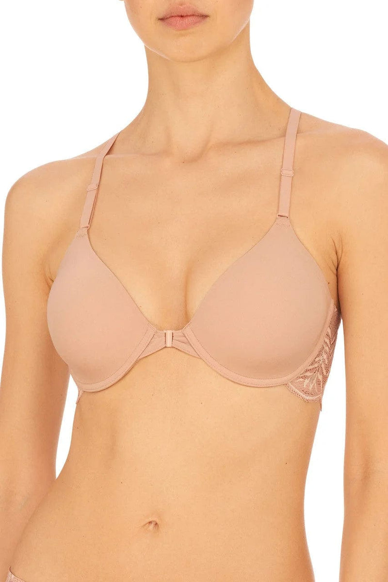 Lush Front Close Contour Bra-Bras-Natori-SHEER, SHEER, Luxury lingerie brand, Luxury lingerie Hong Kong, Designer lingerie HK, Designer lingerie online, International luxury lingerie, Luxury lingerie gift ideas, buy lingerie online, Designer lingerie global delivery, Luxury lingerie shipping to Australia, Luxury lingerie shipping to Singapore