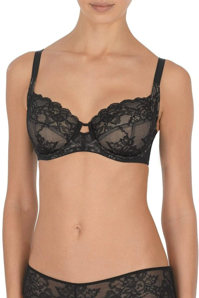 Statement Full Figure Underwire Bra-Bras-Natori-SHEER, SHEER, Luxury lingerie brand, Luxury lingerie Hong Kong, Designer lingerie HK, Designer lingerie online, International luxury lingerie, Luxury lingerie gift ideas, buy lingerie online, Designer lingerie global delivery, Luxury lingerie shipping to Australia, Luxury lingerie shipping to Singapore