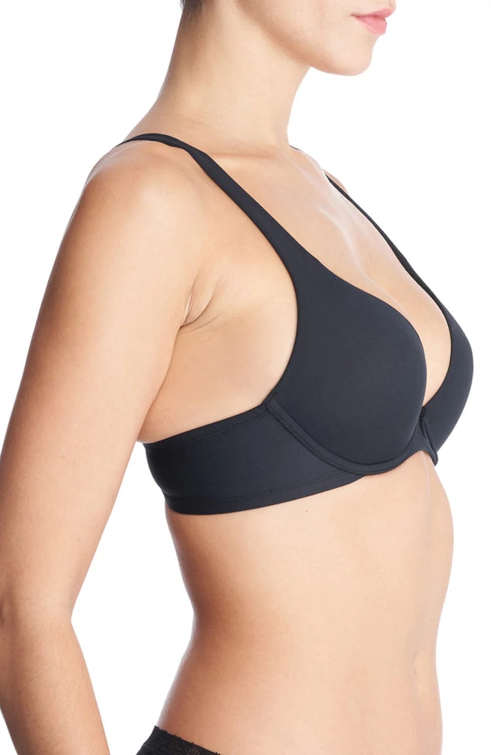 Sheer Lingerie Natori Bras Verge Convertible Plunge Contour Underwire Bra