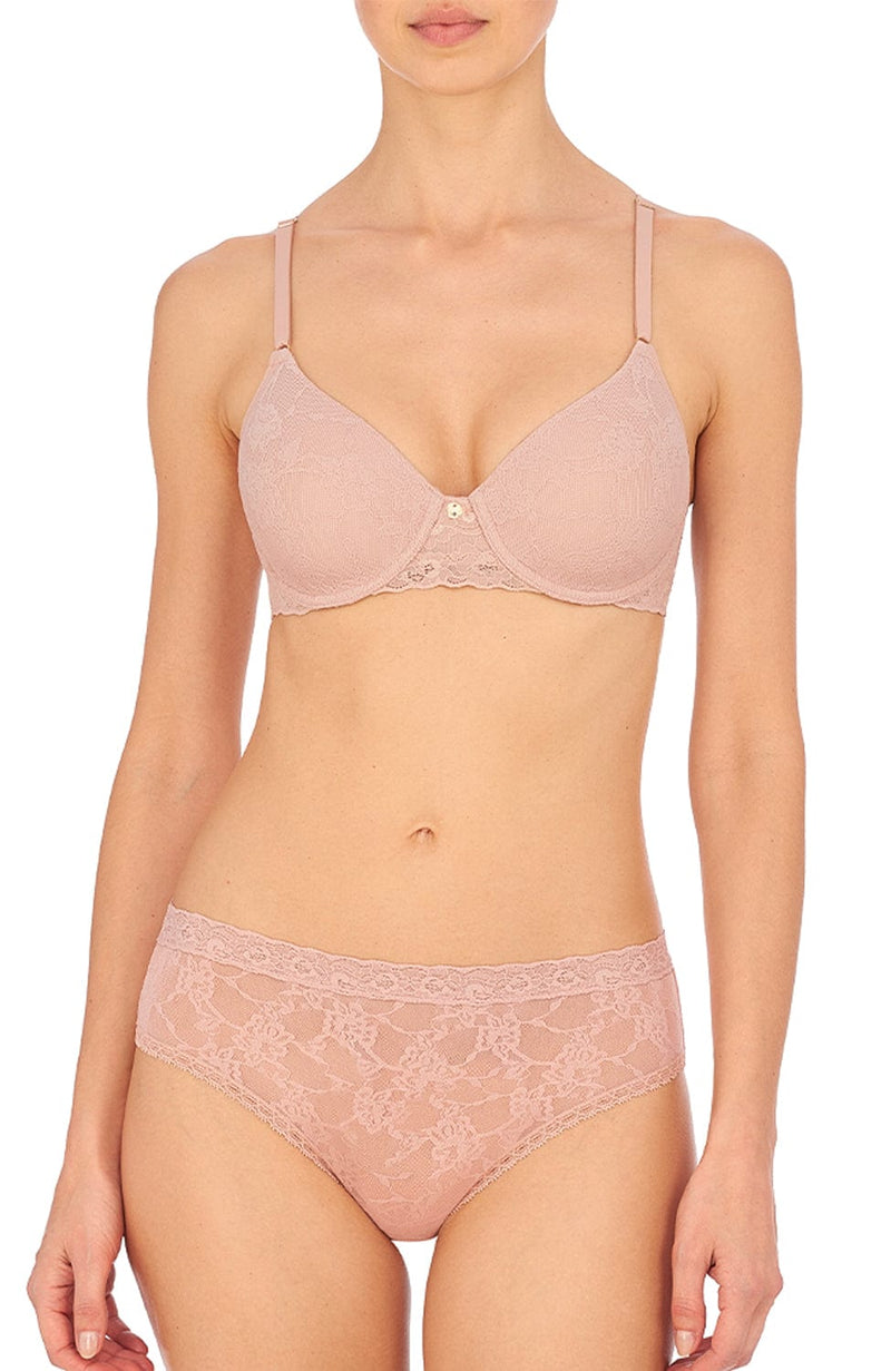 Bliss Allure Contour Bra and Girl Brief Set-Lingerie Sets-Natori-SHEER, SHEER, Luxury lingerie brand, Luxury lingerie Hong Kong, Designer lingerie HK, Designer lingerie online, International luxury lingerie, Luxury lingerie gift ideas, buy lingerie online, Designer lingerie global delivery, Luxury lingerie shipping to Australia, Luxury lingerie shipping to Singapore