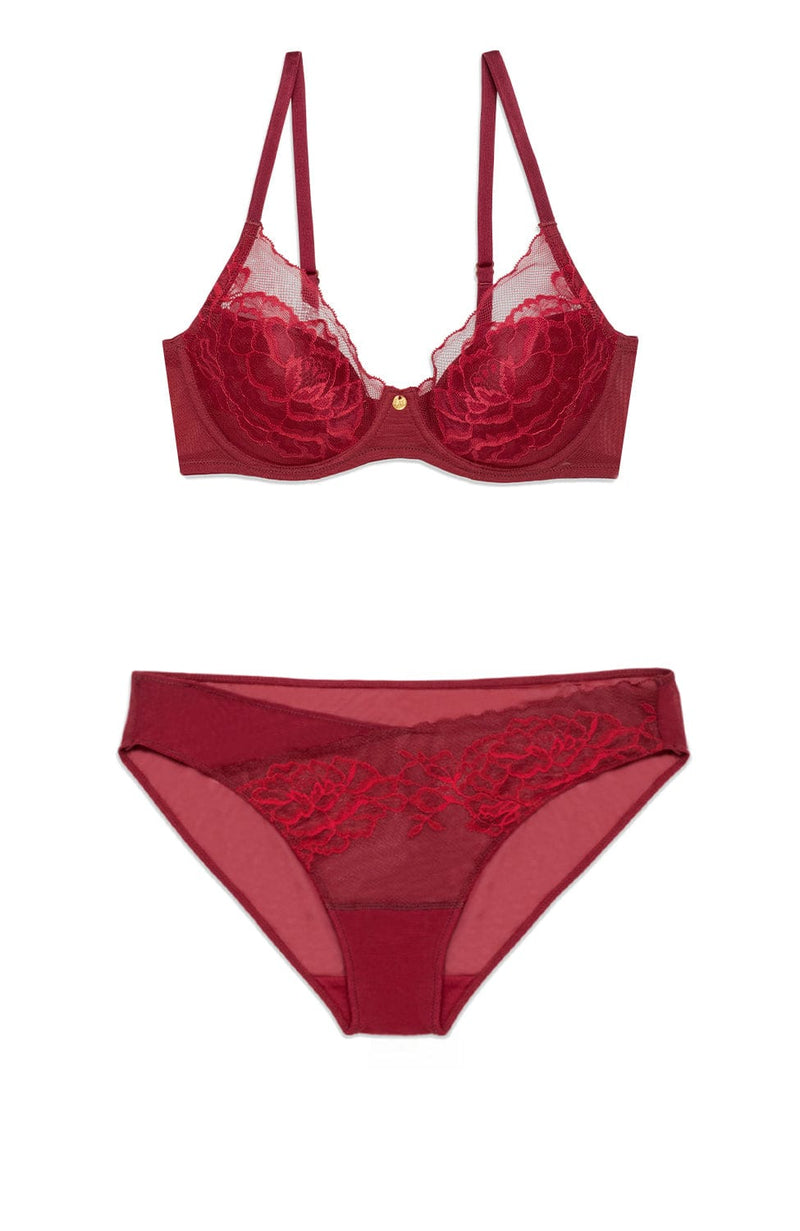 Flora Contour Bra and Bikini Set-Lingerie Sets-Natori-SHEER, SHEER, Luxury lingerie brand, Luxury lingerie Hong Kong, Designer lingerie HK, Designer lingerie online, International luxury lingerie, Luxury lingerie gift ideas, buy lingerie online, Designer lingerie global delivery, Luxury lingerie shipping to Australia, Luxury lingerie shipping to Singapore