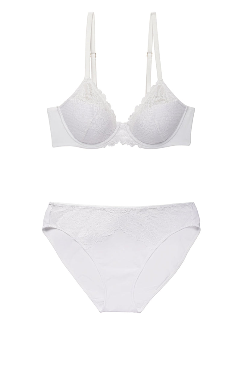 Heavenly Lace Contour Bra and Bikini Set-Lingerie Sets-Natori-SHEER, SHEER, Luxury lingerie brand, Luxury lingerie Hong Kong, Designer lingerie HK, Designer lingerie online, International luxury lingerie, Luxury lingerie gift ideas, buy lingerie online, Designer lingerie global delivery, Luxury lingerie shipping to Australia, Luxury lingerie shipping to Singapore