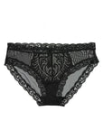 Sheer Lingerie Natori Underwear Black / S Feathers Hipster Brief