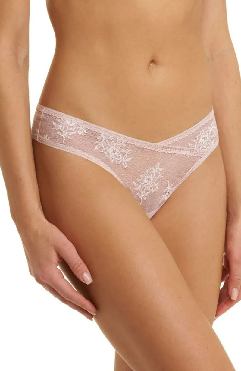 Sheer Lingerie Natori Underwear Love Lace Thong