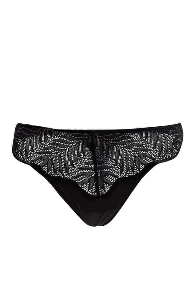 Sheer Lingerie Natori Underwear Black / S Lush Thong