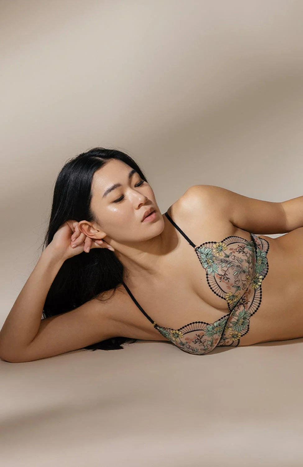 Sheer Lingerie Nette Rose Bras Ghana Midline Bralette