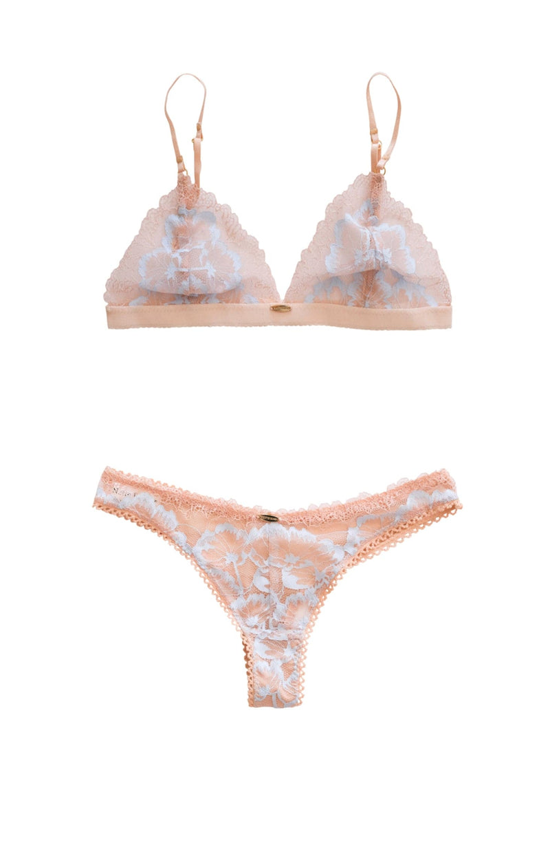 Atacama Triangle Bralette and Thong Set-Lingerie Sets-Nette Rose-SHEER, SHEER, Luxury lingerie brand, Luxury lingerie Hong Kong, Designer lingerie HK, Designer lingerie online, International luxury lingerie, Luxury lingerie gift ideas, buy lingerie online, Designer lingerie global delivery, Luxury lingerie shipping to Australia, Luxury lingerie shipping to Singapore