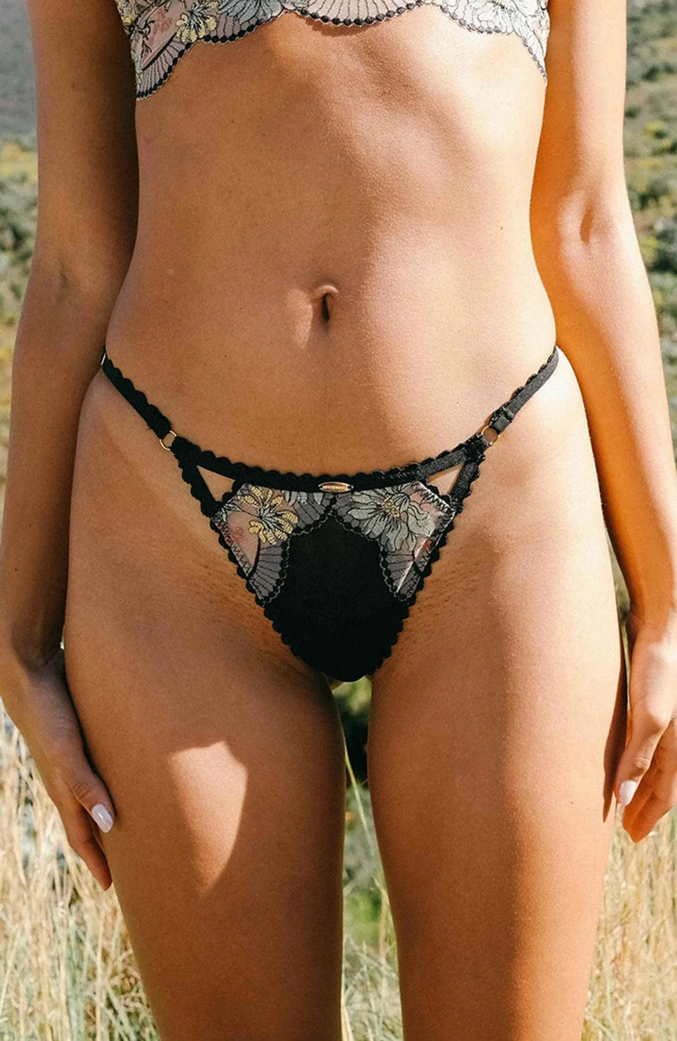 Sheer Lingerie Nette Rose Underwear Ghana Thong