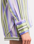 Sheer Lingerie Olivia von Halle Loungewear Alba Draper Silk Pajama Set