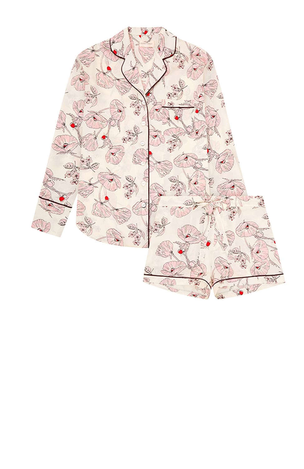 Sheer Lingerie Olivia von Halle Loungewear Alba Silk Pyjama Set