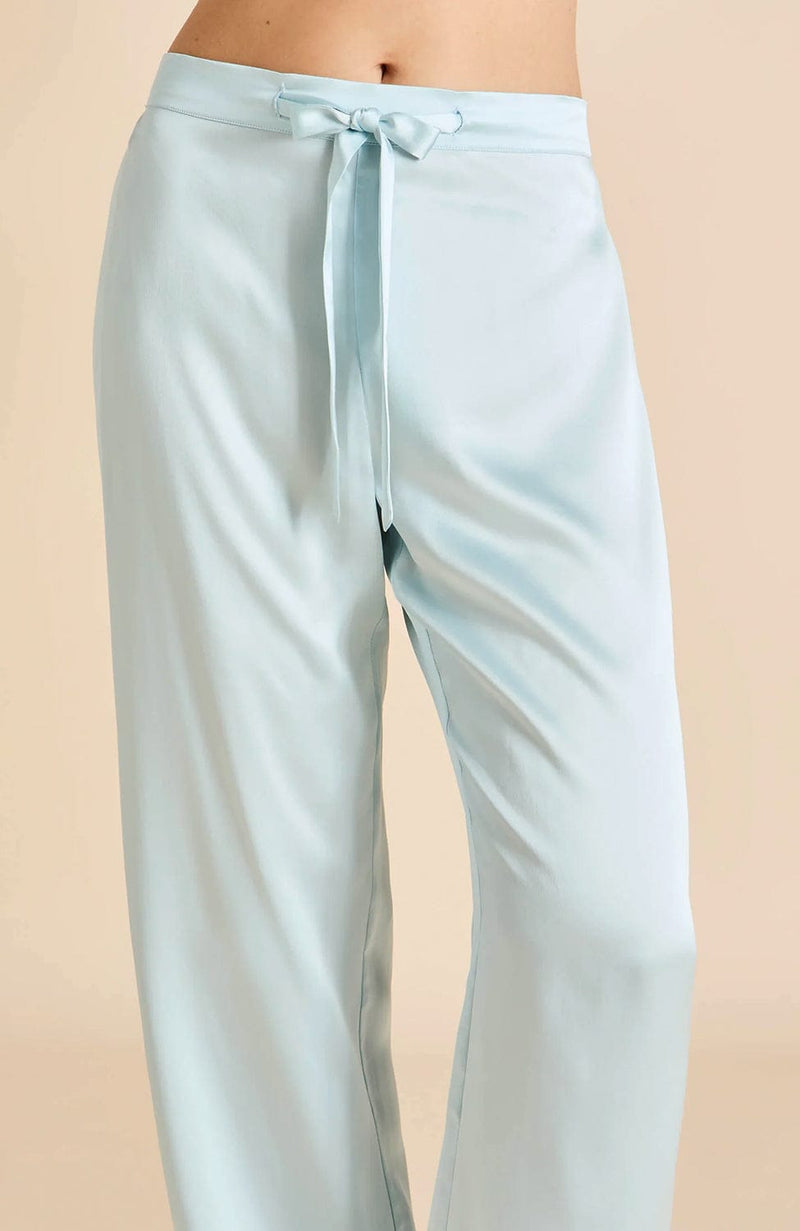 Coco Silk Pajama Set-Loungewear-Olivia von Halle-SHEER, SHEER, Luxury lingerie brand, Luxury lingerie Hong Kong, Designer lingerie HK, Designer lingerie online, International luxury lingerie, Luxury lingerie gift ideas, buy lingerie online, Designer lingerie global delivery, Luxury lingerie shipping to Australia, Luxury lingerie shipping to Singapore