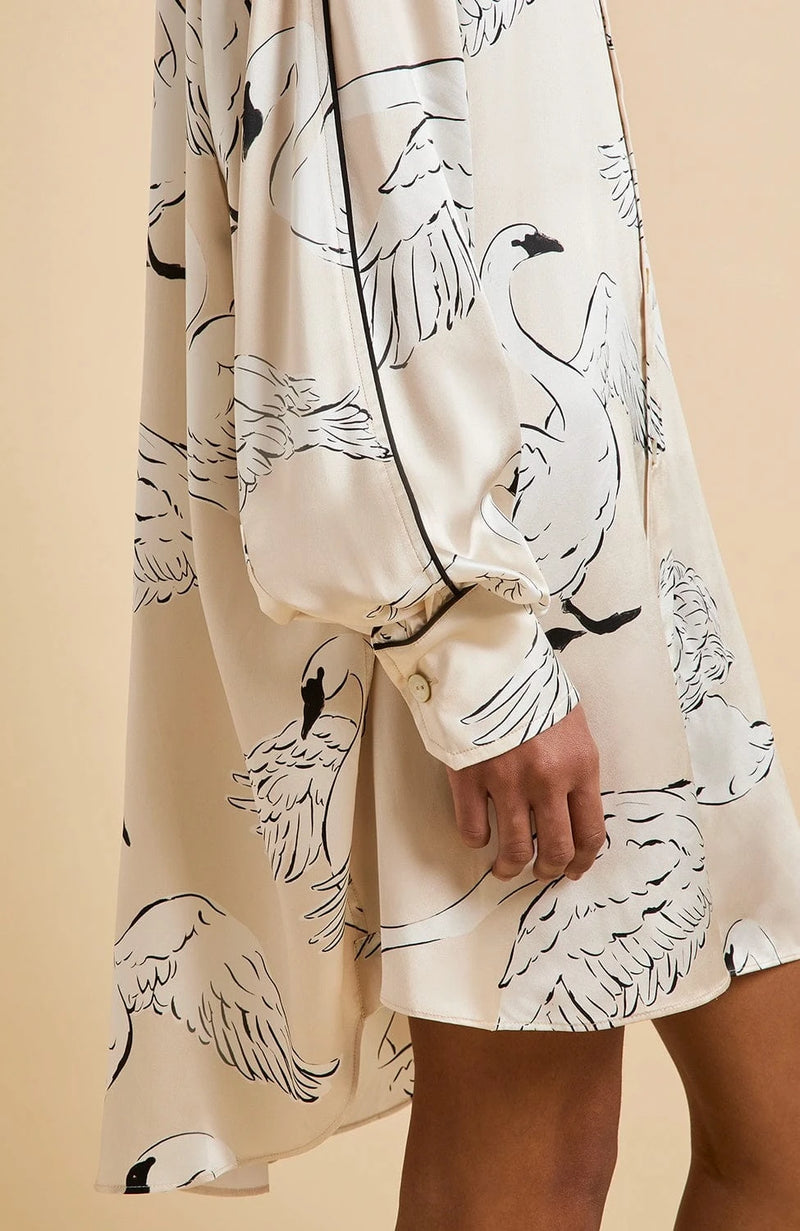 Sheer Lingerie Olivia von Halle Loungewear Felipa Sleepshirt