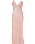 Sheer Lingerie Olivia von Halle Loungewear Oyster / 1001 / L Issa Oyster Silk Slip Dress