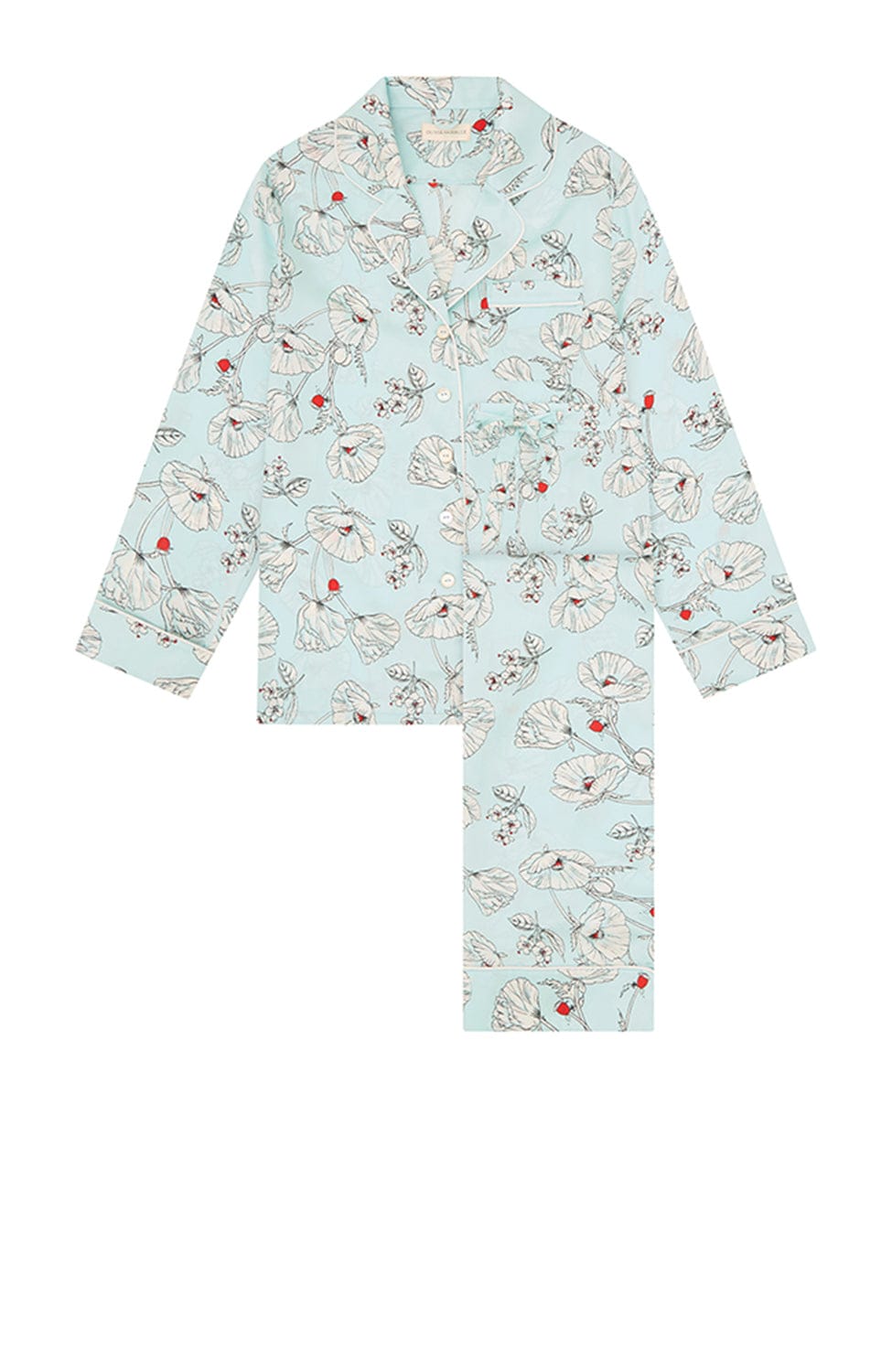 Sheer Lingerie Olivia von Halle Loungewear Lila Silk Pyjama Set