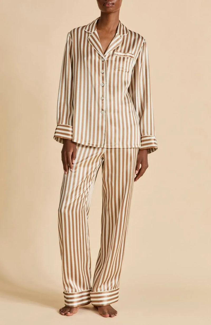 Sheer Lingerie Olivia von Halle Loungewear Lila Silk Pyjama Set