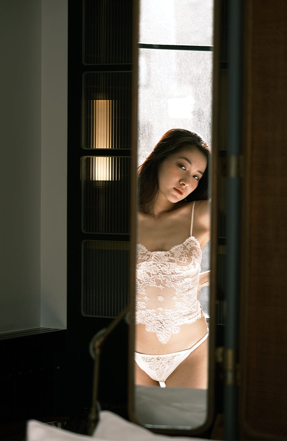 Sheer Lingerie Shell Belle Couture Loungewear Anais Camisole