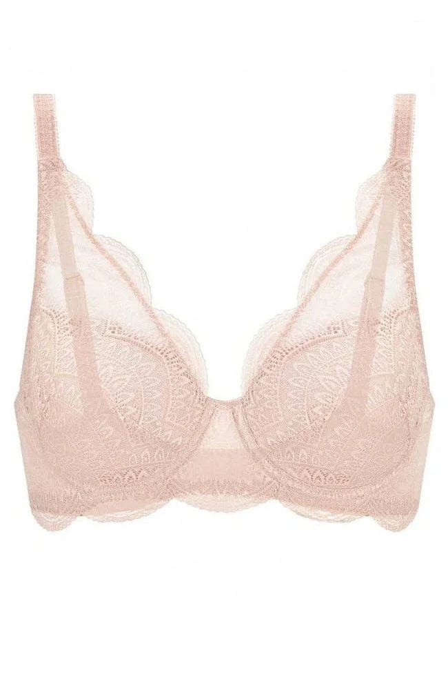 Sheer Lingerie Simone Perele Bras Peau Rose / 9001 / 32A Karma Squared Seckline Spacer Bra