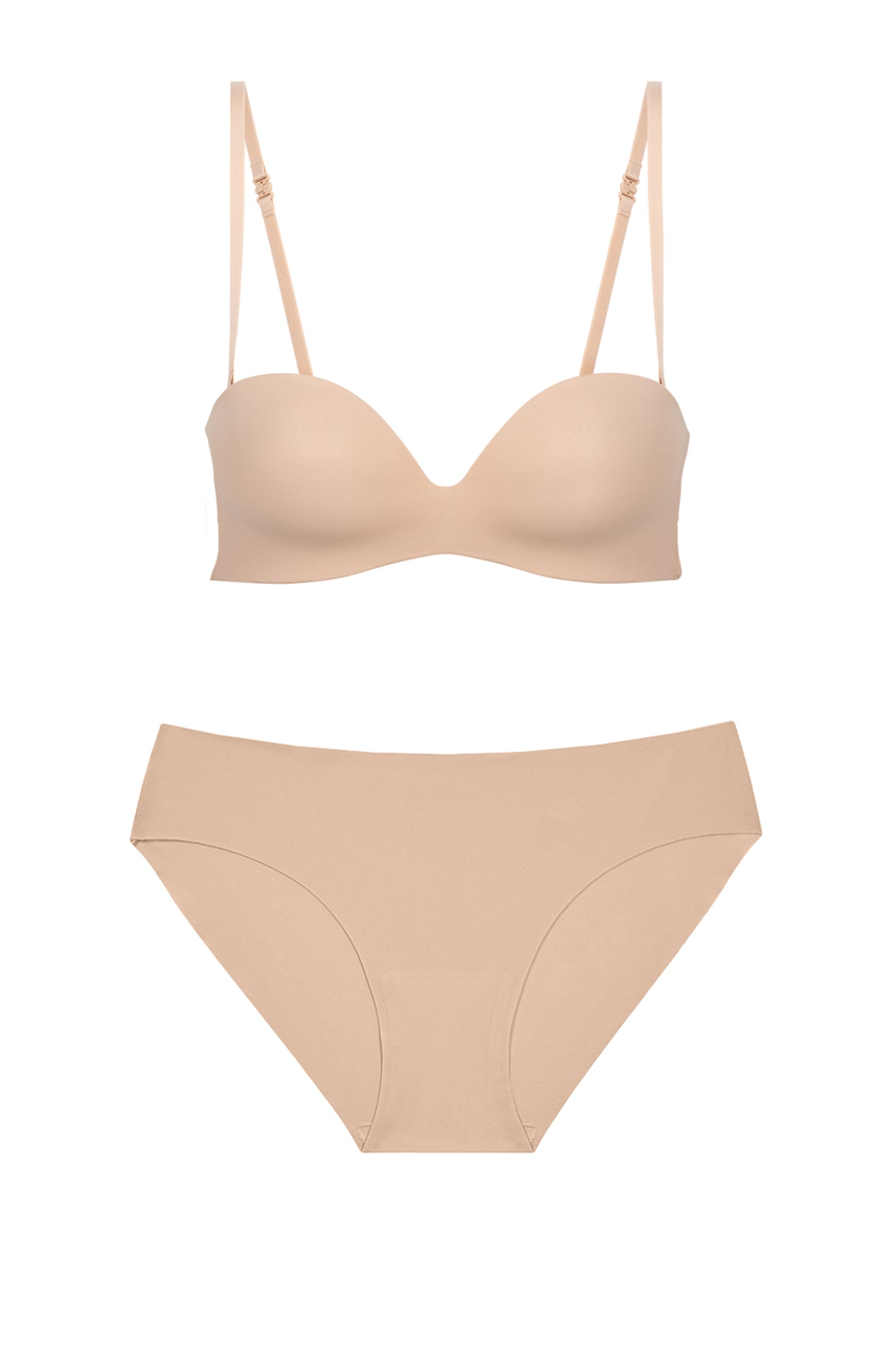 %shop_name_% Simone Perele_Essential Strapless Bra and Uniq Seamless Brief Set _ Lingerie Sets_