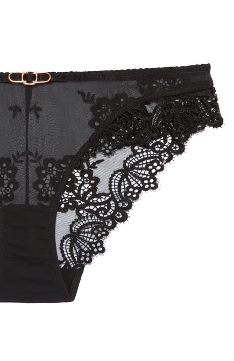 Idole Quarter Cup Bra and Brief Set-Lingerie Sets-Simone Perele-SHEER, SHEER, Luxury lingerie brand, Luxury lingerie Hong Kong, Designer lingerie HK, Designer lingerie online, International luxury lingerie, Luxury lingerie gift ideas, buy lingerie online, Designer lingerie global delivery, Luxury lingerie shipping to Australia, Luxury lingerie shipping to Singapore